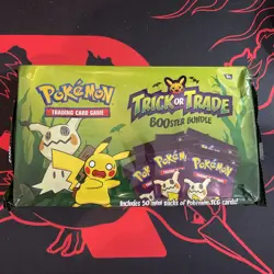 Pokemon Trick or Trade Booster Bundle Sealed Box Pikachu Mimikyu - Image 1