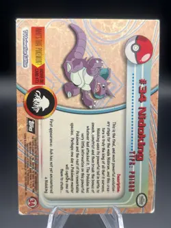 Topps Pokemon TV Animated Series #34 Nidoking - Image 2