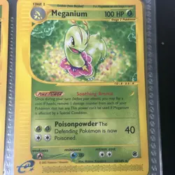 Meganium 54/165 Rare Reverse Holo Expedition WOTC Vintage Pokemon - Image 2