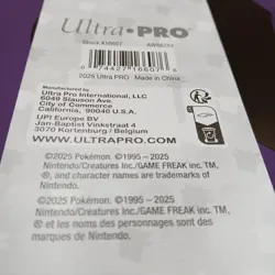 Pokemon Elite Gengar 9-Pocket Zippered PRO-Binder from Ultra PRO, New, Unused - Image 4