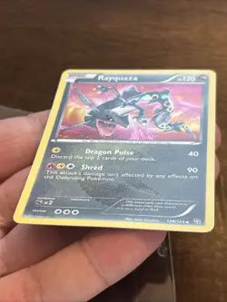 2012 Pokemon Black & White Rayquaza 128/124 Dragons Exalted Secret Rare NM - Image 5