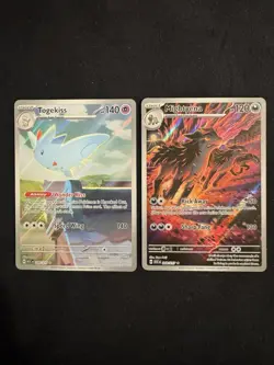Pokemon Ascended Heroes Togekiss 235/217 & Mightyena 243/217 Illustration Rares - Image 1