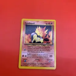 Pokemon TCG Cyndaquil 56/111 Neo Genesis Unlimited LP - Image 1