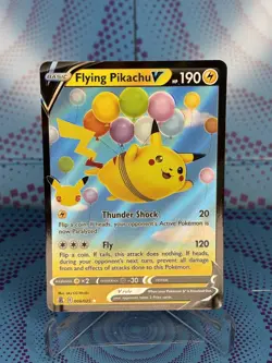 Flying Pikachu V 006/025 Ultra Rare Full Art Holo Pokemon Celebrations 2021 NM - Image 1
