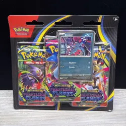 Pokemon TCG Mega Evolution Phantasmal Flames 3 Pack Blister Sneasel And Weavile - Image 3