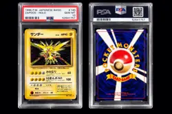 1996 POKEMON BASE SET JAPANESE #145 ZAPDOS-HOLO PSA 10 - Image 1