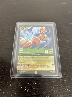 Tod - Knows All the Tricks 92/204 Legendary Disney Lorcana Winterspell Cold Foil - Image 1