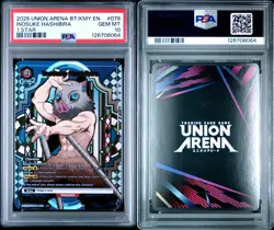 2025 Union Arena BT/KMY EN Inosuke Hashibira 1 Star Gem MT PSA 10 🔥 - Image 2