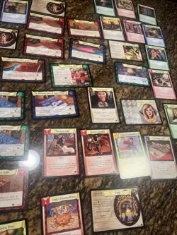 Harry Potter 2001 TCG Base Card Lot Commons & Rare Cards Warner Bro 143 Card Lot - Image 2