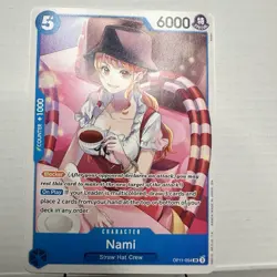 Nami OP11-054 SR, One Piece card, kicori, Tag, Nico Robin, Zoro, Sanji, Luffy - Image 3