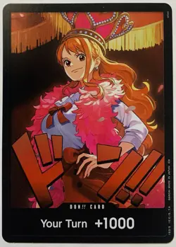 Nami Foil DON!! Card EB-03 One piece Heroines Edition - ENGLISH - Image 1