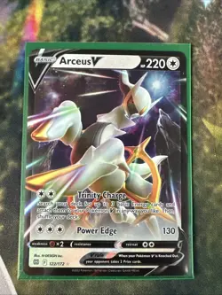 Arceus V - 122/172 - Pokemon Brilliant Stars Sword & Shield Ultra Rare Card NM - Image 1
