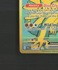 Koraidon ex 245/091 Paldean Fates Gold Secret Rare Holo Pokemon Card NM - Image 5