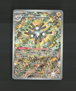 Magneton SVP 159 Scarlet & Violet Full Art Black Star Promo Holo Pokemon Card NM - Image 1