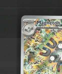 Magneton SVP 159 Scarlet & Violet Full Art Black Star Promo Holo Pokemon Card NM - Image 3