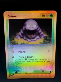 Grimer 57/97 EX Dragon Pokemon Card Nintendo Yuka Morii Art Reverse Holo NM - Image 5