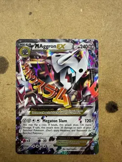 Pokemon TCG M Aggron EX Ultra Rare Card 94/160 XY Primal Clash - Image 1