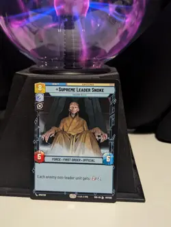 Star Wars Unlimited Snoke 037/262 Legendary Shadows of the Galaxy Card - Image 1