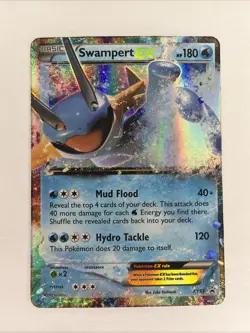 Pokemon Swampert EX Black Star Promo Holo Rare TCG Card XY55 - NM - Image 1