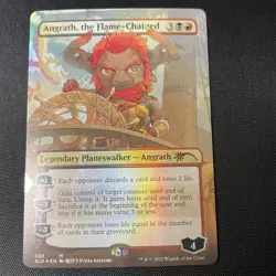 Angrath The Flame-Chained (Borderless) Secret Lair Drop Foil CARD - Image 1