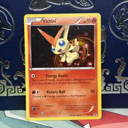 2017 POKEMON XY VICTINI ULTRA RARE HOLO FOIL PROMO CARD XY189 NM - Image 1