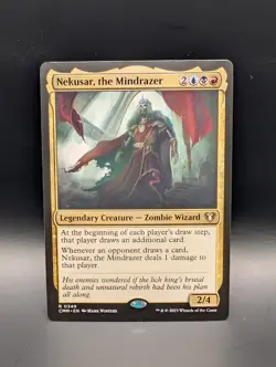 MTG - Nekusar, the Mindrazer - Legendary Creature (Zombie Wizard) - CMM #349 - Image 1