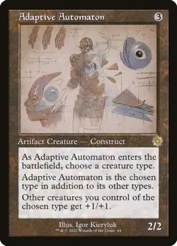 ~1x Adaptive Automaton SCHEMATIC FOIL x1 ~NM~ BRO Magic the Gathering MtG~ - Image 1