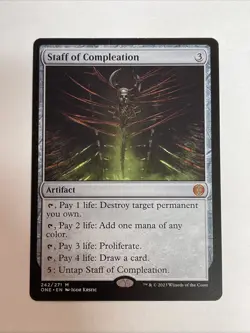 Staff of Compleation Phyrexia: All Will Be One #242 Mythic - Image 1