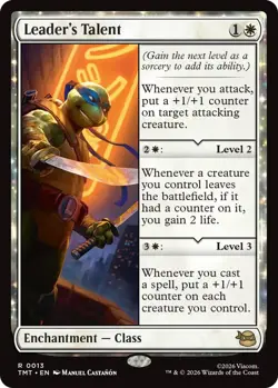 1 x Leader's Talent - Foil - Teenage Mutant Ninja Turtles - NM-Mint - MTG - Image 1
