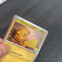 2026 Pokemon Day Pikachu 051/162 Stamped Promo HOLO SWIRL | NM - Image 4