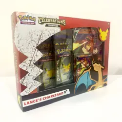 Pokemon Celebrations Lance's Charizard V SEALED -Evolving Skies + Fusion Strike - Image 3
