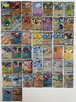 Pokemon Card Lot of 44 - ex, Mega ex, Holo - Mixed Set w/ English, JP & Korean - Image 1