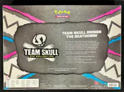 POKEMON 2017 TEAM SKULL Pin Collection Box with XY Booster - Image 4