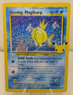 Pokemon TCG Shining Magikarp 66/64 Celebrations Classic Collection NM - Image 1