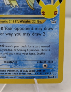 Pokemon TCG Shining Magikarp 66/64 Celebrations Classic Collection NM - Image 4