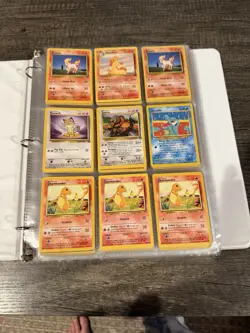 Pokemon 1995 Base Set Binder Lot. Most 1995, a couple 2015. - Image 2