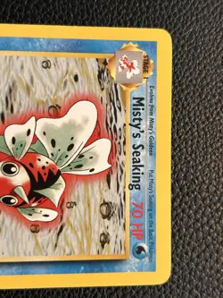 Pokemon 2000 Gym Heroes 1st Edition Misty's Seaking 55 NM or Better - Image 2