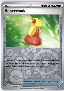 Pokemon Supertrank 158/159 - Reisegefahrten - Reverse Holo Near Mint Deutsch - Image 1