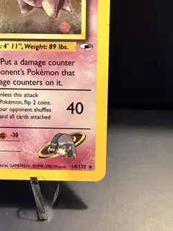 Pokemon Gym Heroes Unlimited Sabrina's Gengar 14/132 Holo Rare NM-LP - Image 4