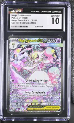POKEMON Mega Evolution MEGA GARDEVOIR EX SIR #178 ⭐CGC 10 GEM MINT⭐ - Image 1