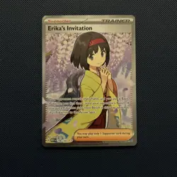 Pokemon TCG Erika's Invitation 196/165 Scarlet & Violet 151 Full Art NM - Image 1