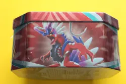 POKEMON TCG KORAIDON EX TIN SEALED SMALL DENT ON SIDE OF EX - Image 4