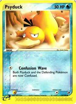 Pokemon TCG Psyduck Common Sandstorm 73/100 VLP - Image 1
