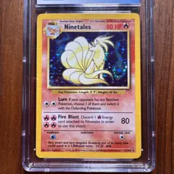 Ninetales 1999 Base Set 12/102 Holo Pokemon - CGC 8.5 NM/Mint+ - Image 3