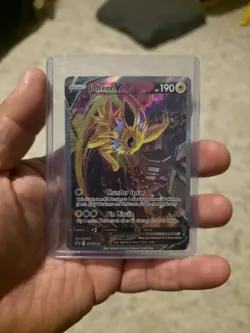 Jolteon v SWSH183 Pokemon TCG Sword & Shield Holo Black Star Promo - Image 1