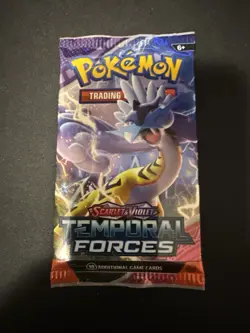 Pokemon TCG: Scarlet and Violet Temporal Forces x1 Booster Pack Sealed - Image 1