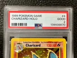 1999 Pokemon Game #4 Charizard-Holo PSA 2 - Image 3