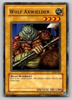 Yu-Gi-Oh! Wolf Axwielder LOD-052 - Image 1