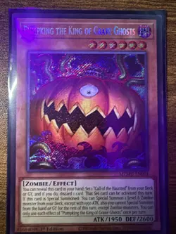 Pumpking the King of Grave Ghosts 1st Edition MZM-EN001 (SECRET RARE) - Image 2