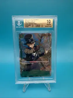 2025 ONE PIECE 3RD ANNIVERSARY 3 BROTHERS PACK WINNER OP09-027 SABO BGS 10 - Image 1